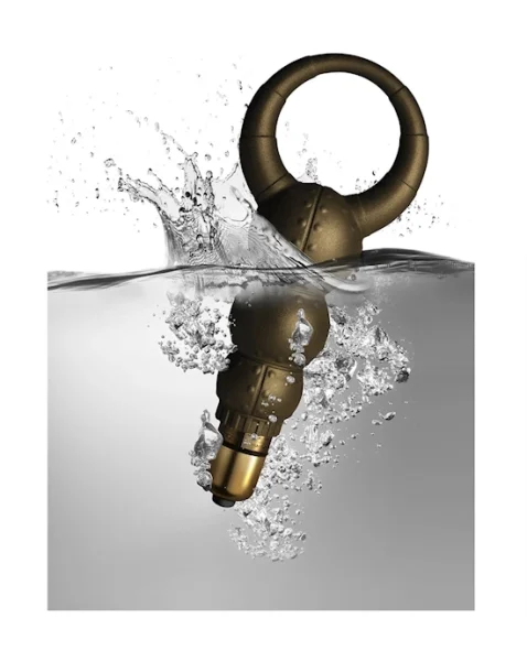 Dr Roccos Poseidon Metallic Cock Ring - Gold