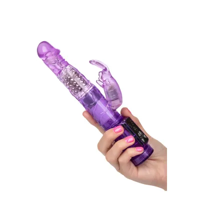 California Exotic Jack Rabbit Petite 8 5 Rotating Beaded Rabbit Vibrator