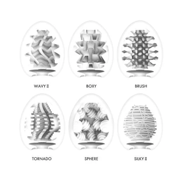 Tenga Egg Variety Pack Penis Masturbator Sleeves