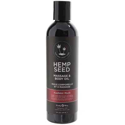 Hemp Seed Massage Body Oil 8oz 237ml