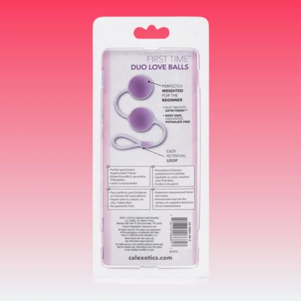 First Time Love Balls Duo Lovers - Purple