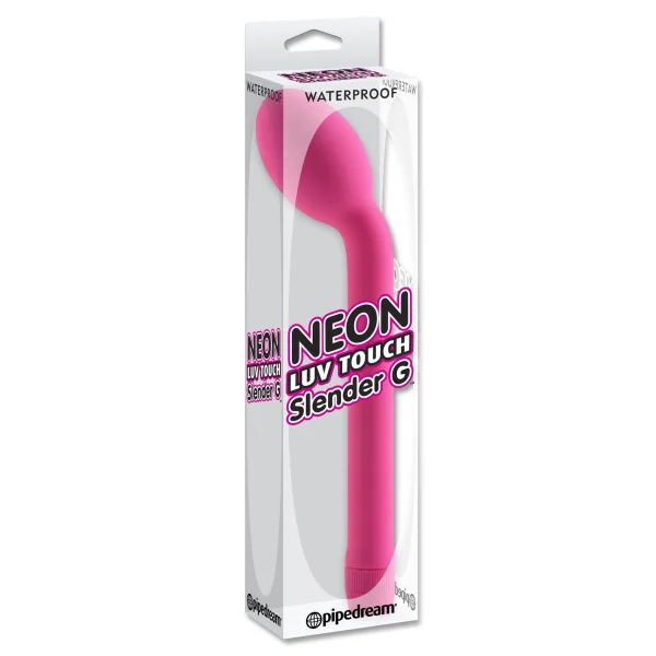 Neon Luv Touch Slender G-Spot Vibrator by Pipedream - Pink