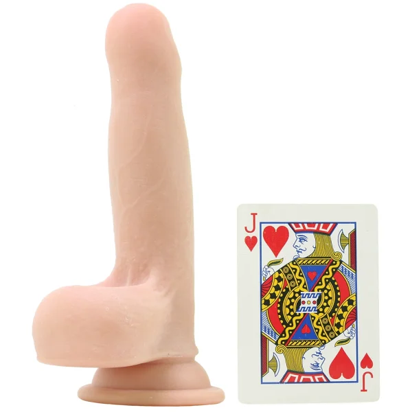 RealCocks Sliders 6 Inch Uncut Dildo Vanilla