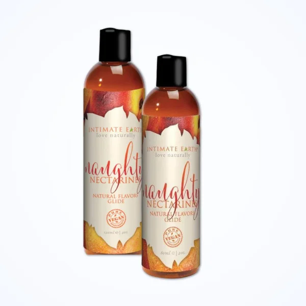 Intimate Earth Naughty Nectarines Flavored Water-Based Lube | 2oz