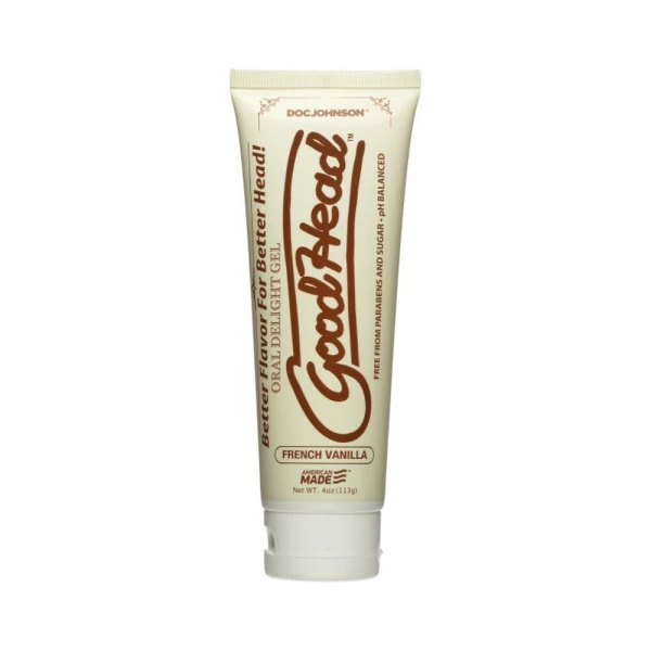 Goodhead Oral Delight Gel French Vanilla 4oz Tube