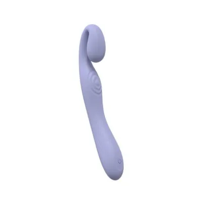 G Spot Vibrators Loveline Obsession 10 Speed Dual Motor Vibe Sealed Silicone Rechargeable Submersible Lavender
