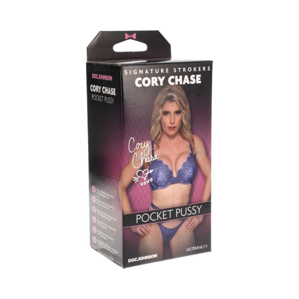 Signature Strokers - Cory Chase Ultraskyn Pocket Pussy Vanilla — image 11 of 13