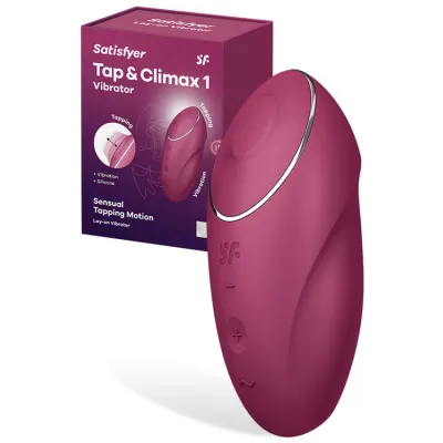 Satisfyer Tap Climax 1 Sensual 4 3 Tapping Lay On Vibrator