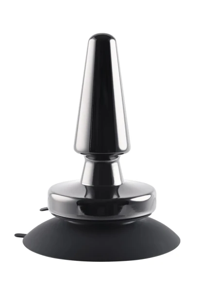 Beginner Metal Plug Rechargeable Vibrating Butt Plug By Evolved Novelties