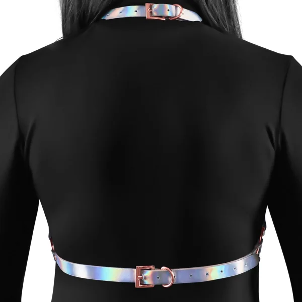 Cosmo Vamp Chest Harness Large / X-Large - Rainbow