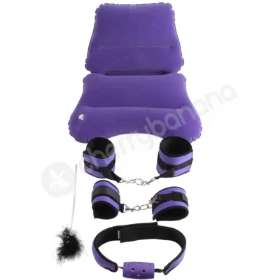 Fetish Fantasy Series Purple Pleasure Bondage Set With Love Cushion