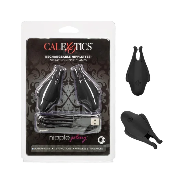 Nipple Play Rechargeable Nipplettes Black