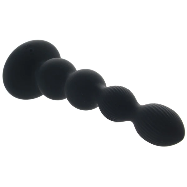 Nexus Tornado Probe Rechargeable Waterproof Silicone Rotating & Vibrating Anal Beads With Remote