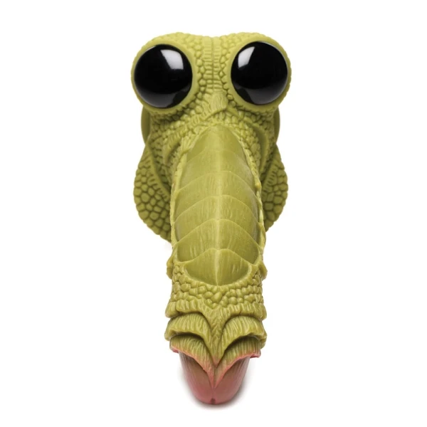 Creature Cocks - Swamp Monster - Green Scaly Silicone Dildo