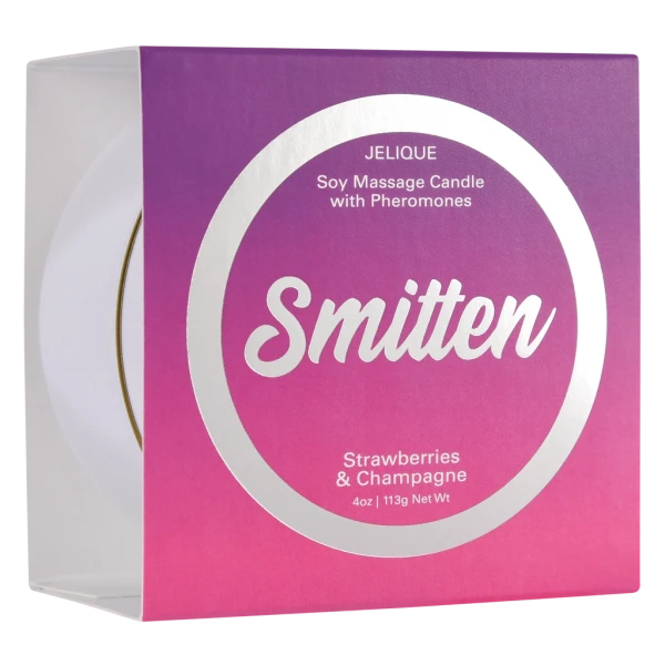 Jelique Massage Candle Smitten Strawberries & Champagne
