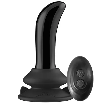 Chrystalino Prickly Vibrating Butt Plug with Suction Cup