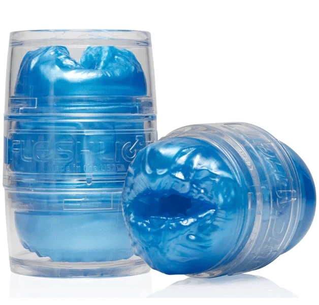 Fleshlight - Quickshot - Blue Alien - Metallic Mouth & Butt — image 9 of 9