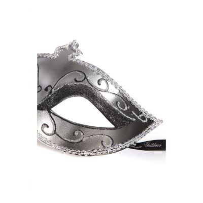 Masks on Masquerade Mask Twin Pack Black Silver Sex Mask