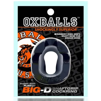 Big d Shaft Grip Cockring Black