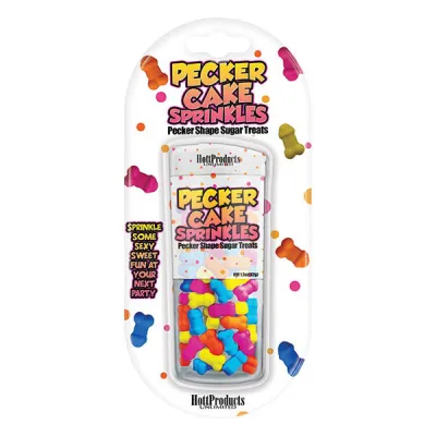 Hott Products Pecker Cake Sprinkles Penis Shaped Sugar Treats