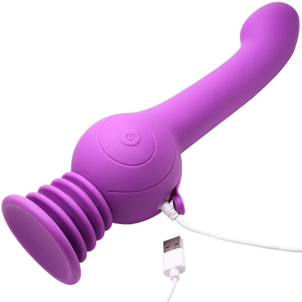 INMI Sex Shaker Shaking Silicone Rechargeable Stimulator - Purple