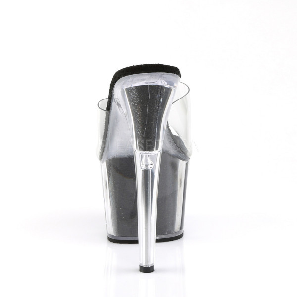 ADORE-701G - 7" Stiletto Heel Glitter Filled PF Slide — image 8 of 8
