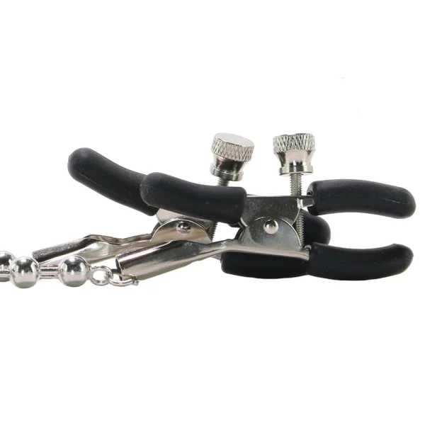 Beaded nipple clamps