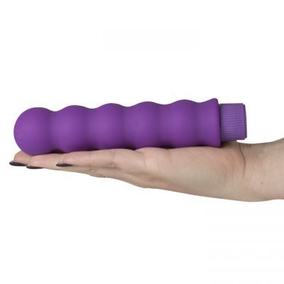 Bondara Purple Silicone Rippled Vibrator