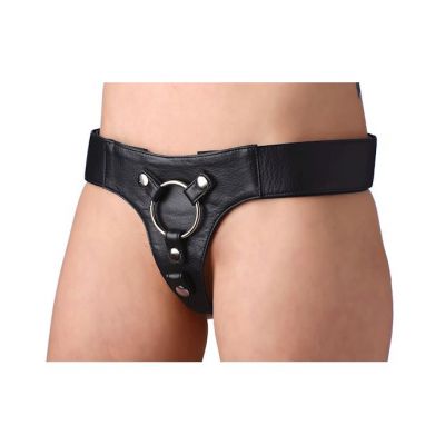 Domina Wide Band Strap On Harness Black