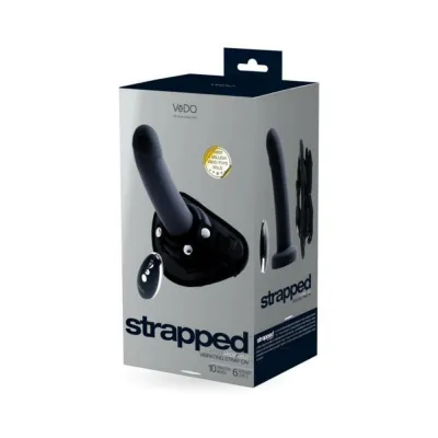 Vedo Strapped Rechargeable Strap on Just Black