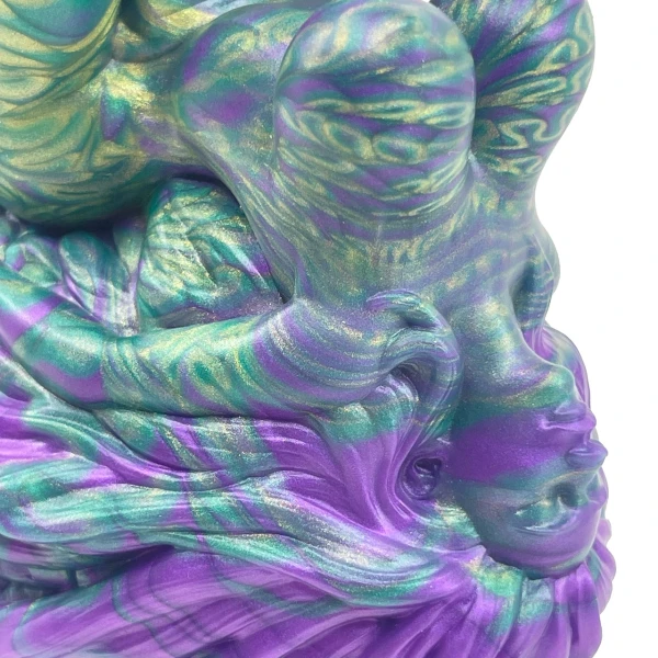 The Futanari 9.5" Silicone Fantasy G-Spot Dildo By Uberrime - Mardi Gras
