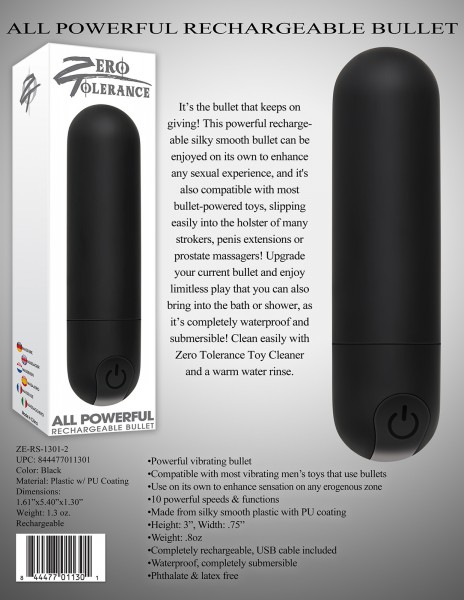 All Powerful 3" Bullet Vibrator