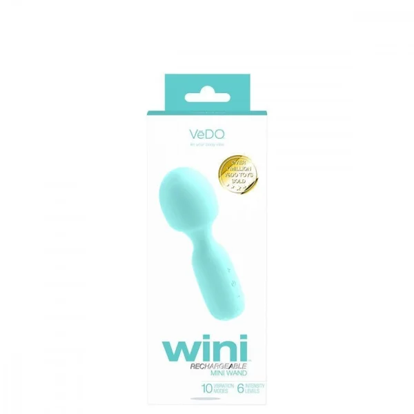 VeDO WINI Mini Vibrator Wand - Turquoise