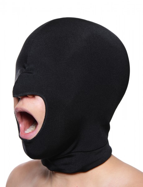 Open mouth spandex hood
