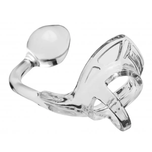 Armour Tug Lock Cock Ring Clear