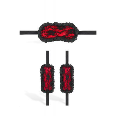 OUCH Introductory Bondage Kit With Lace 3 Pce