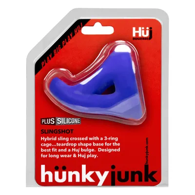 Hunkyjunk Slingshot 3 Ring Teardrop Cobalt