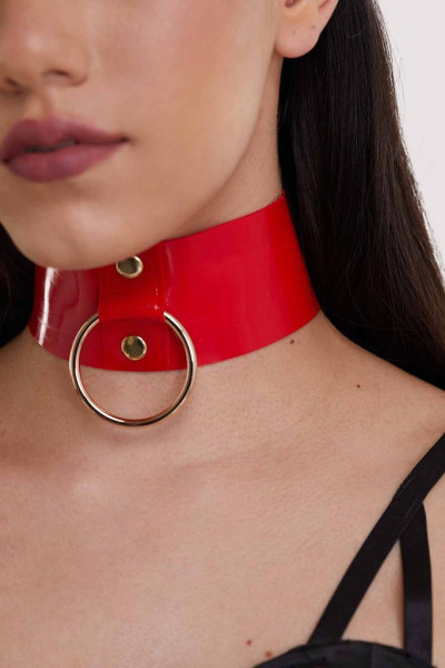 Bettie Page Latex Choker