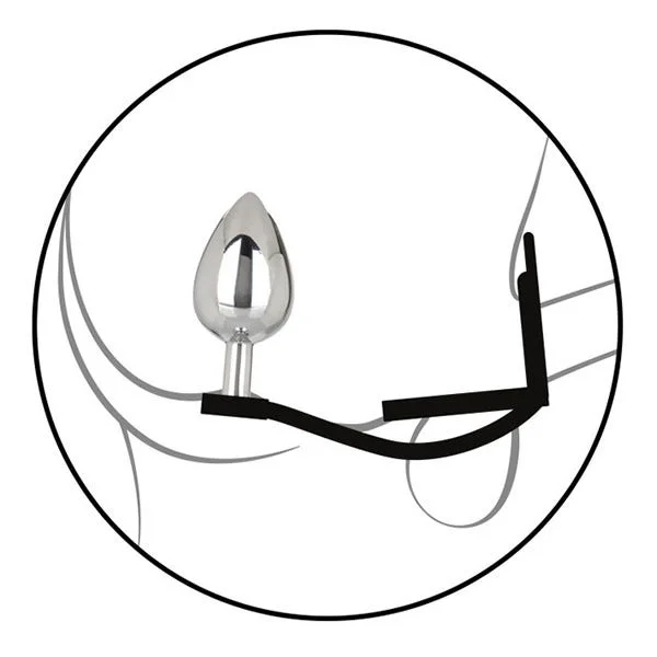 CalExotics Star-F Sparkling Gem XL Teardrop Butt Plug and Dual Penis Enhancer