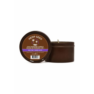 High Tide Massage Candle with a Blend of Cocunut Lime and Verb Massage Oil Candle