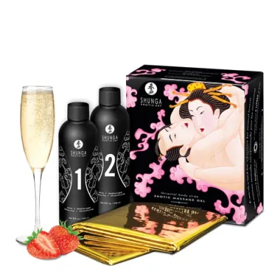Oriental Body to Body Massage Champagne Strawberries