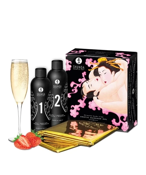 Oriental Body-to-Body Massage Champagne & Strawberries
