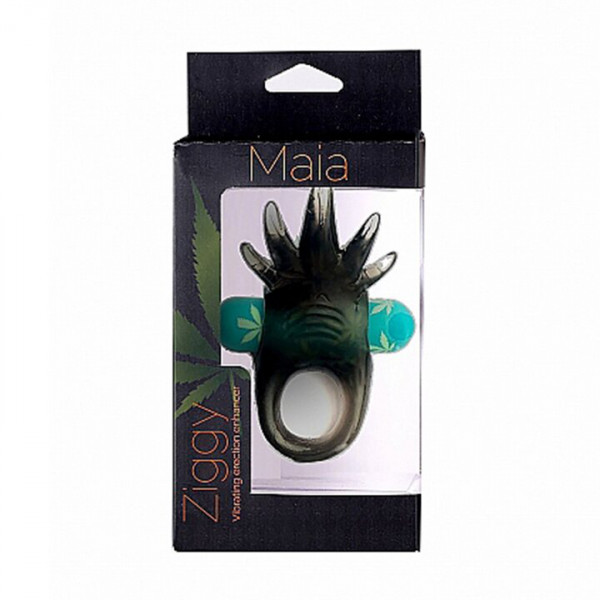 Ziggy 10 Function Rechargeable Weed Leaf Vibrating Cock Ring