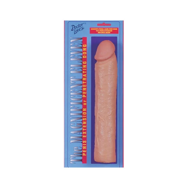 The Magnificent Eleven Penis Extension Dong Beige — image 4 of 6