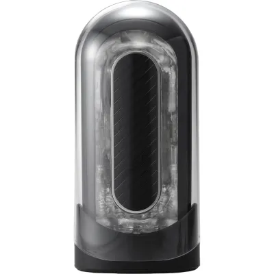 Tenga Flip 0 Zero Gravity EV Vibrating Penis Masturbator Black