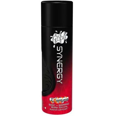 Wet Synergy Warming Water Silicone Lubricant 3 3oz