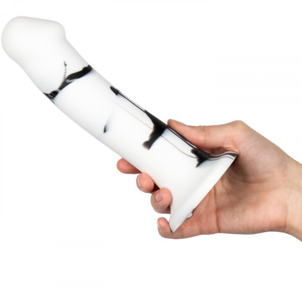 Mon Amour Love Sucks White Marble G-Spot Dildo – 6.4 or 7.7 Inch — image 5 of 6