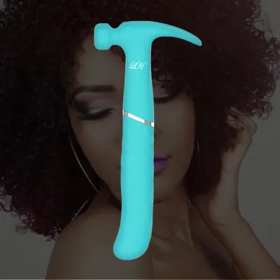 Love Hamma Curved Multi function Vibrator Aqua