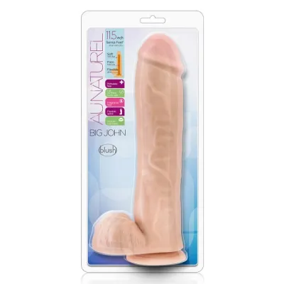 Blush Au Naturel Big John 11 5 Dildo Vanilla