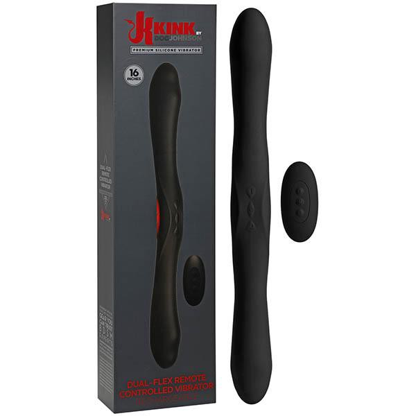 Kink Dual Flex Silicone Vibrator with Wireless Remote